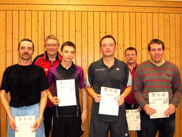 Kreisranglistenturniersieger der Saison 2010/2011 der Spielklasse Herren D beim 1. Kreisranglistenturnier in Ebern vom BTTV - Tischtennis Kreis Hassberge.