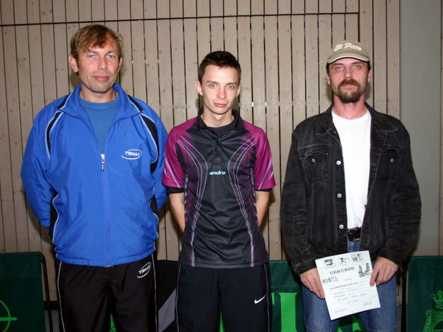 Kreismeister der Saison 2010/2011 der Spielklasse Herren D bei den Kreismeisterschaften in Knetzgau vom BTTV - Tischtennis Kreis Hassberge.